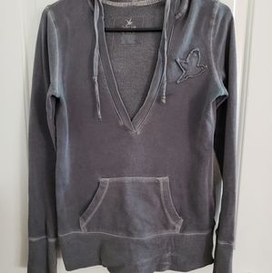 Aerie faded wash pullover hoodie